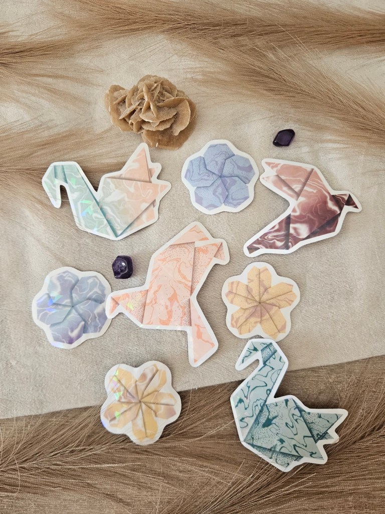 Stickers Origami - à l'unité ou en lot