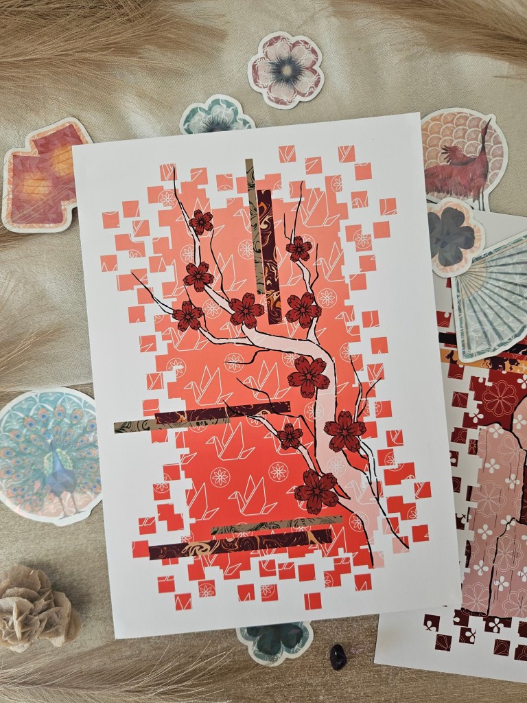Illustration Harmony Fleur de cerisier
